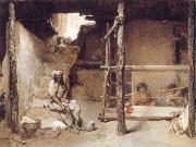 Gustave Guillaumet Weavers at Bou-Saada France oil painting artist